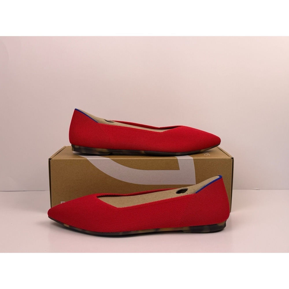 Rothy's The Point II Women's Size 8 Wide Lollipop Red 442-003